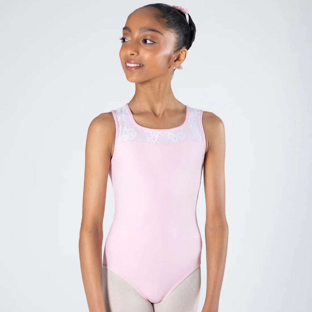 Energetiks Abby Lace Back Paneling Leotard – Girls