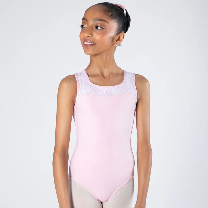 Energetiks Abby Lace Back Paneling Leotard – Girls