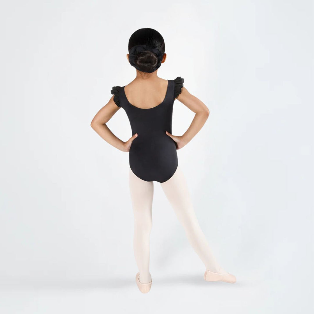 Energetiks Girls Emery Frill Sleeve Scoop Neck Leotard