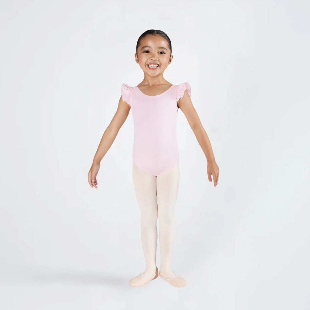 Energetiks Girls Emery Frill Sleeve Scoop Neck Leotard