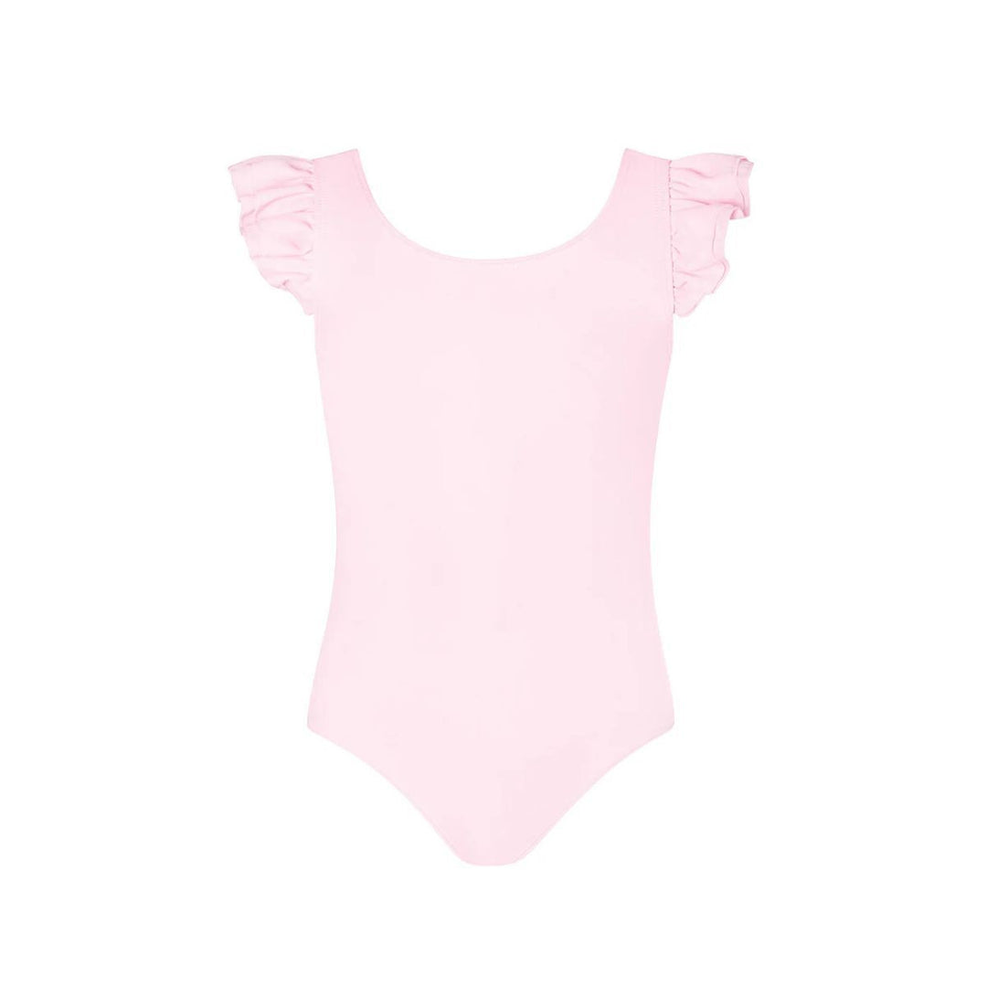 Energetiks Girls Emery Frill Sleeve Scoop Neck Leotard