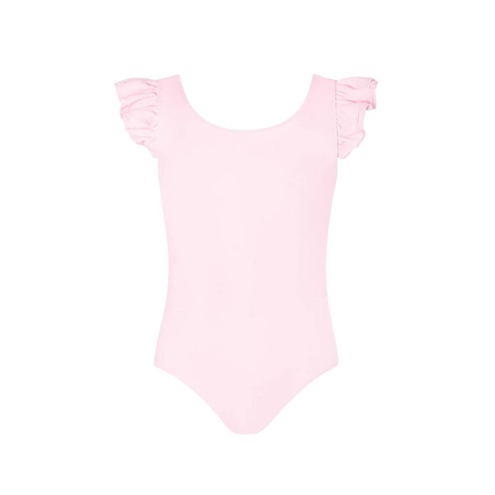Energetiks Girls Emery Frill Sleeve Scoop Neck Leotard