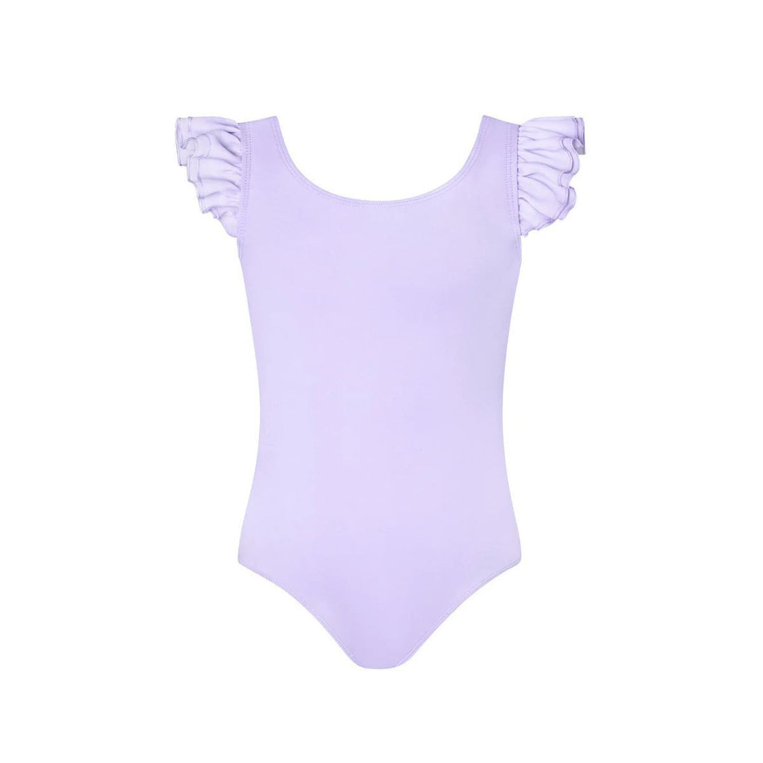 Energetiks Girls Emery Frill Sleeve Scoop Neck Leotard