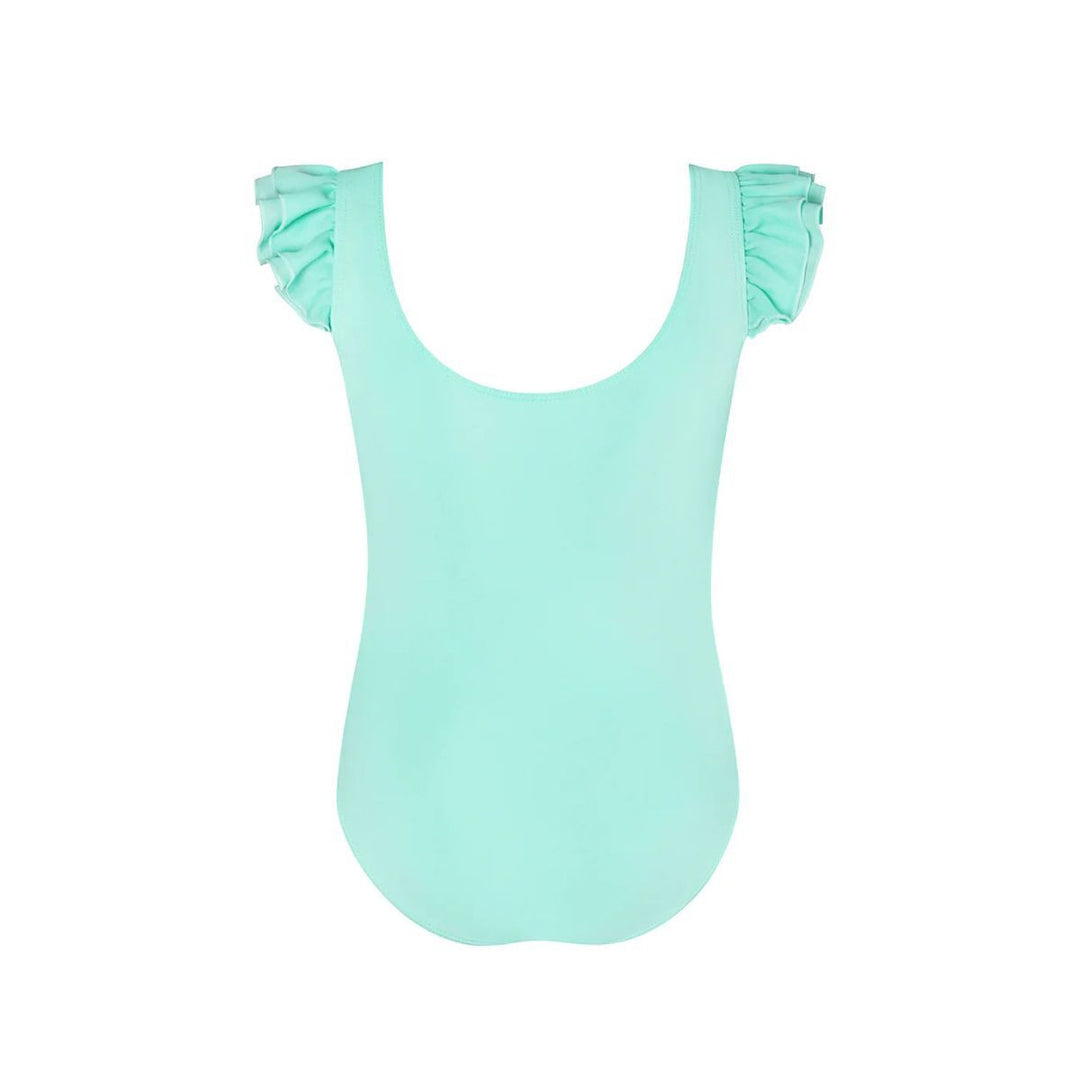 Energetiks Girls Emery Frill Sleeve Scoop Neck Leotard