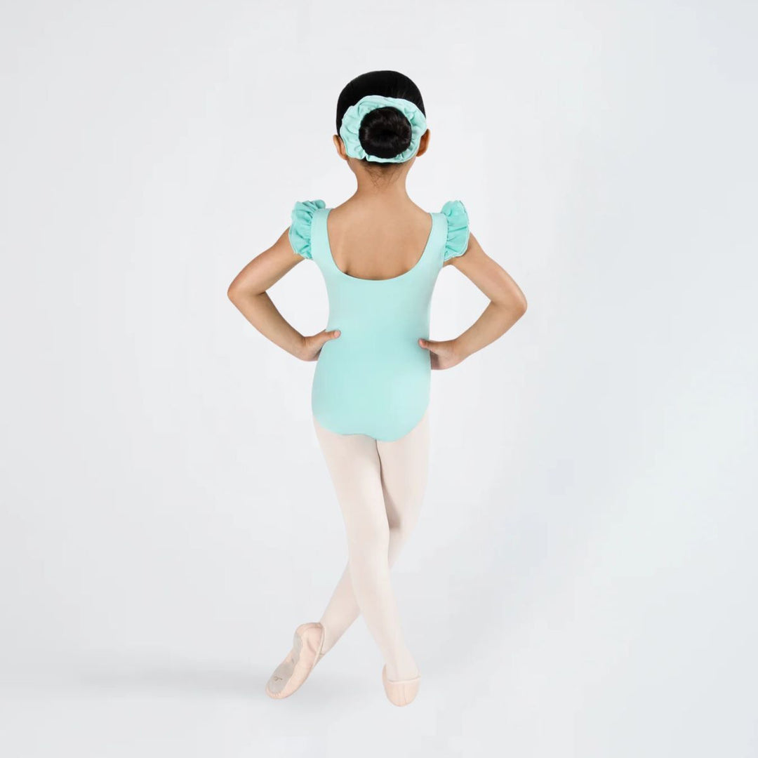 Energetiks Girls Emery Frill Sleeve Scoop Neck Leotard