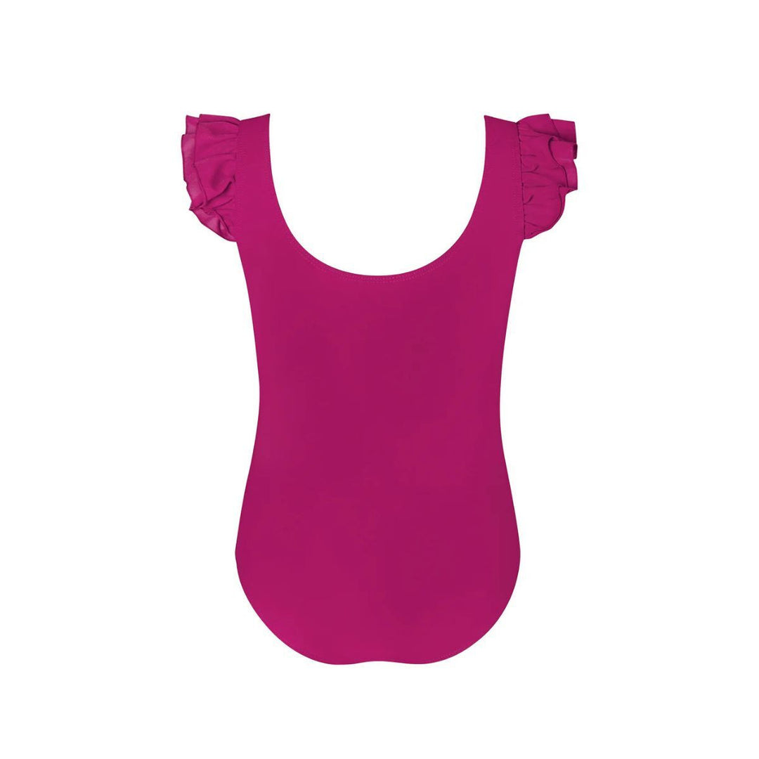 Energetiks Girls Emery Frill Sleeve Scoop Neck Leotard