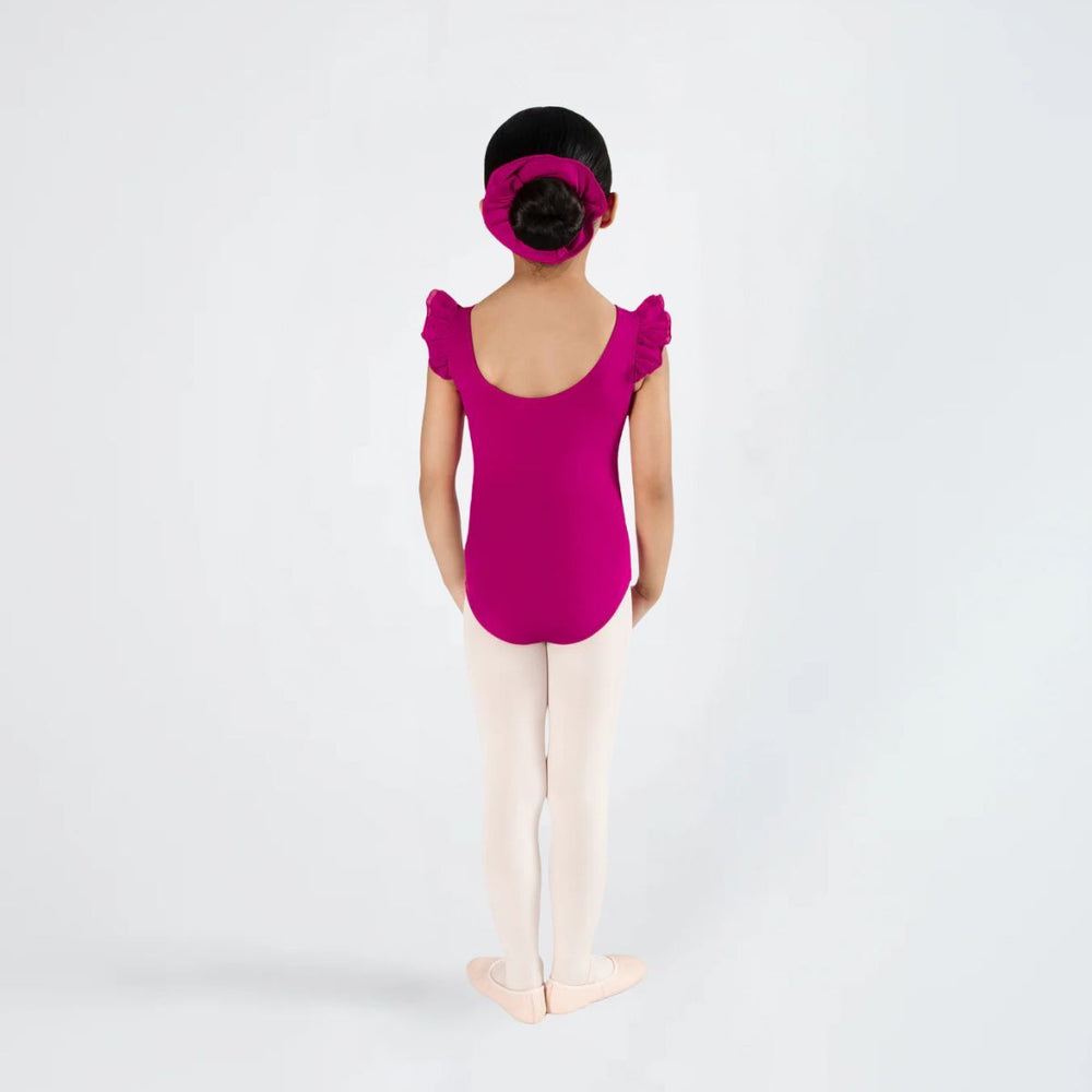 Energetiks Girls Emery Frill Sleeve Scoop Neck Leotard