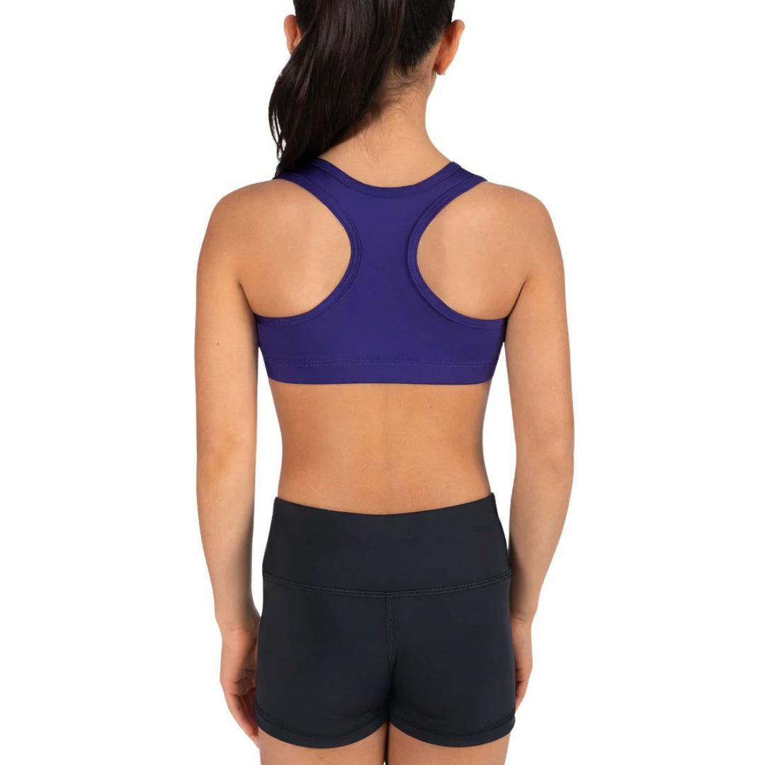 Energetiks Girls Addison T-Cut Racer Back Dance Crop Top