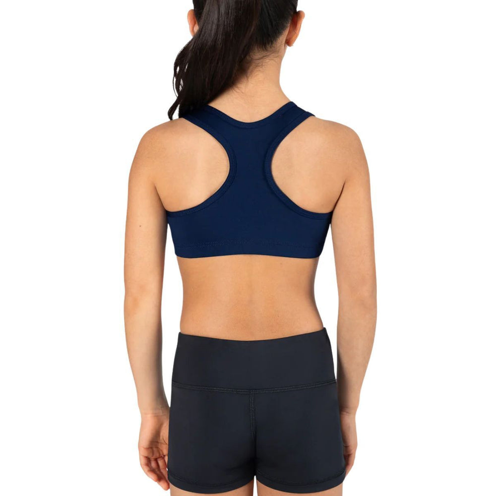 Energetiks Girls Addison T-Cut Racer Back Dance Crop Top
