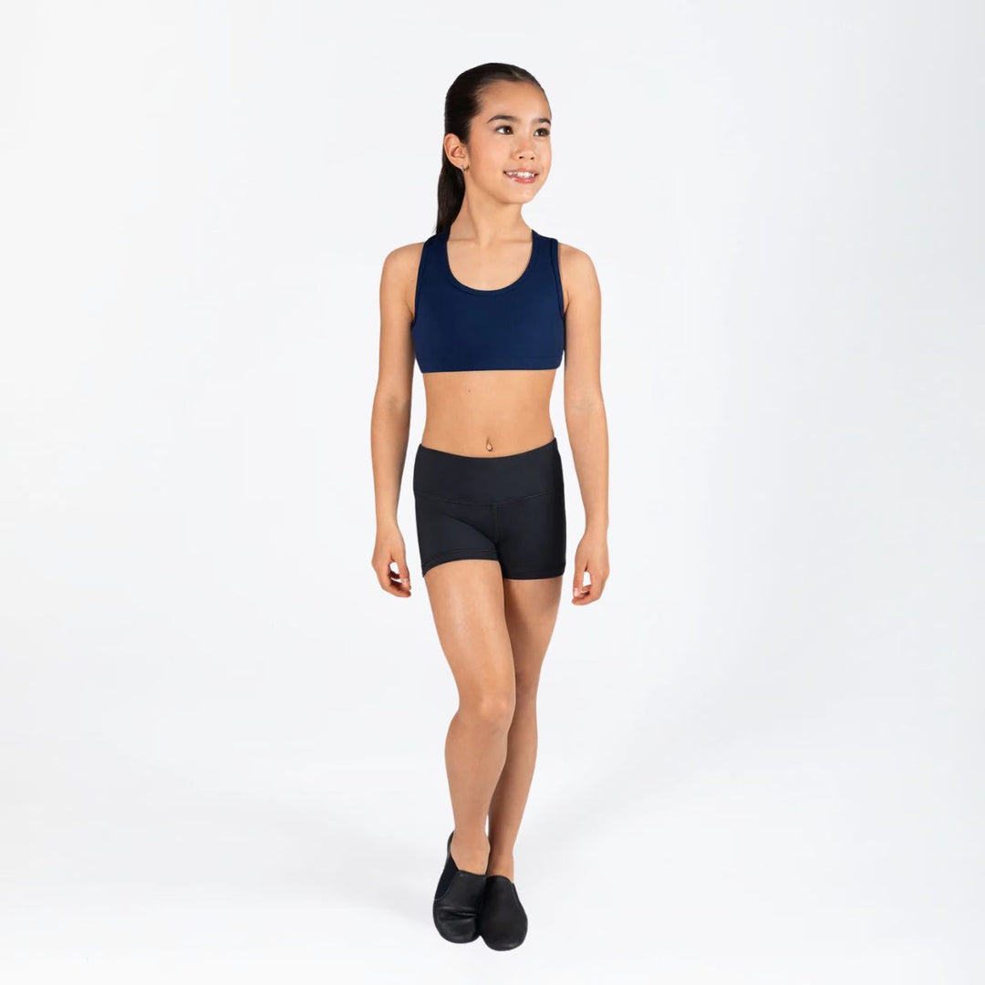 Energetiks Girls Addison T-Cut Racer Back Dance Crop Top