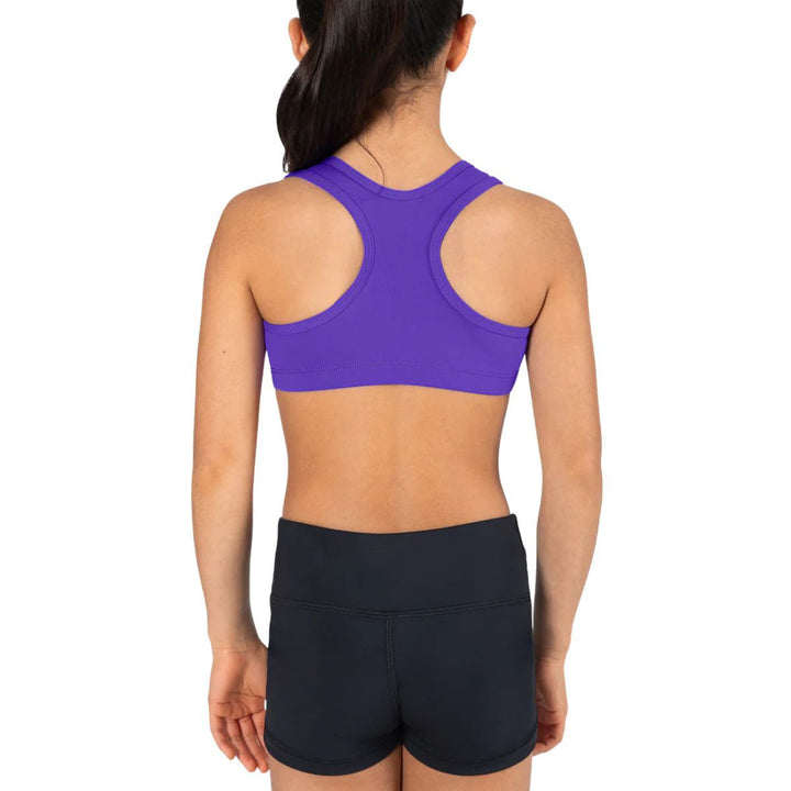 Energetiks Girls Addison T-Cut Racer Back Dance Crop Top