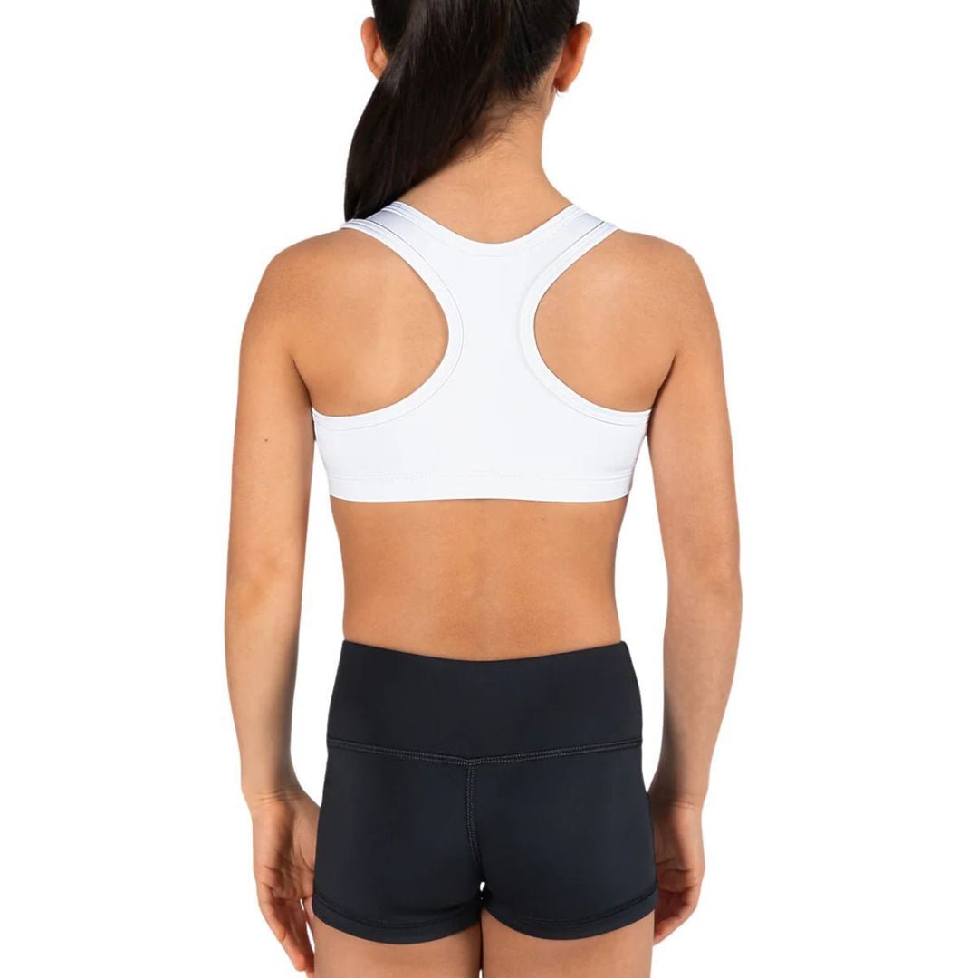 Energetiks Girls Addison T-Cut Racer Back Dance Crop Top