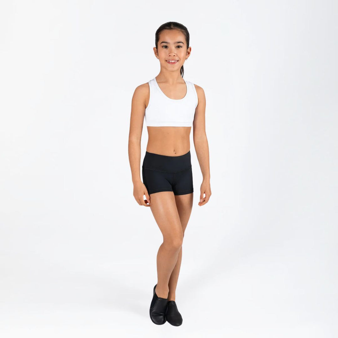 Energetiks Girls Addison T-Cut Racer Back Dance Crop Top