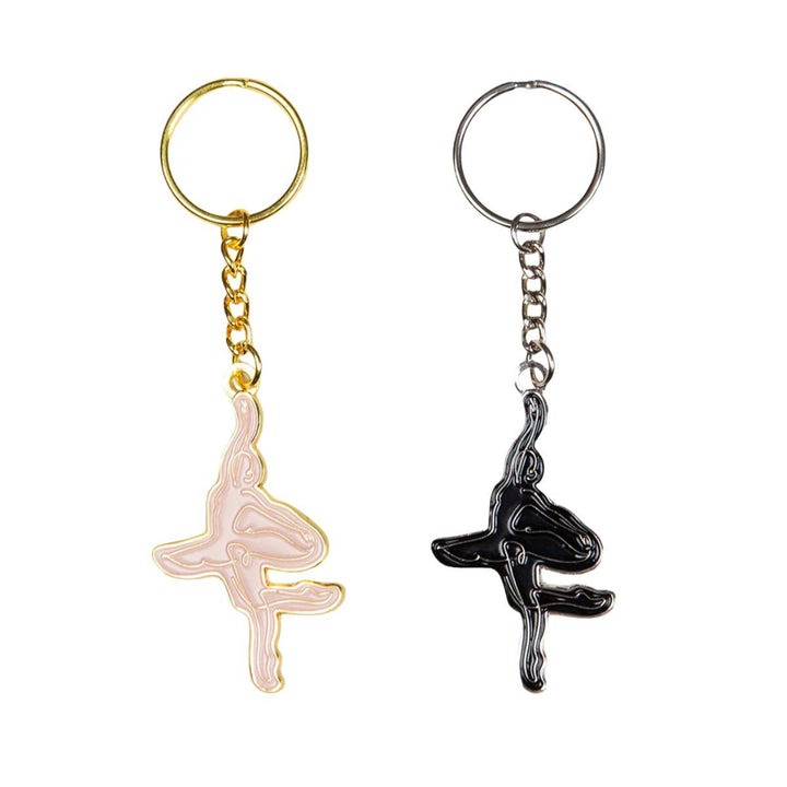 Energetiks Ballerina Silhouette Dance Key Ring Accessory