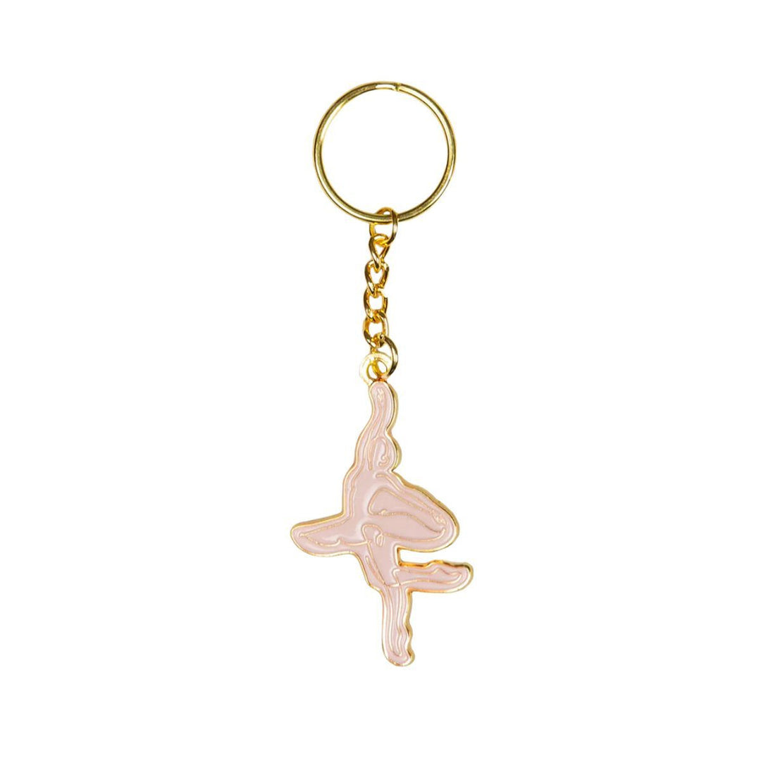 Energetiks Ballerina Silhouette Dance Key Ring Accessory