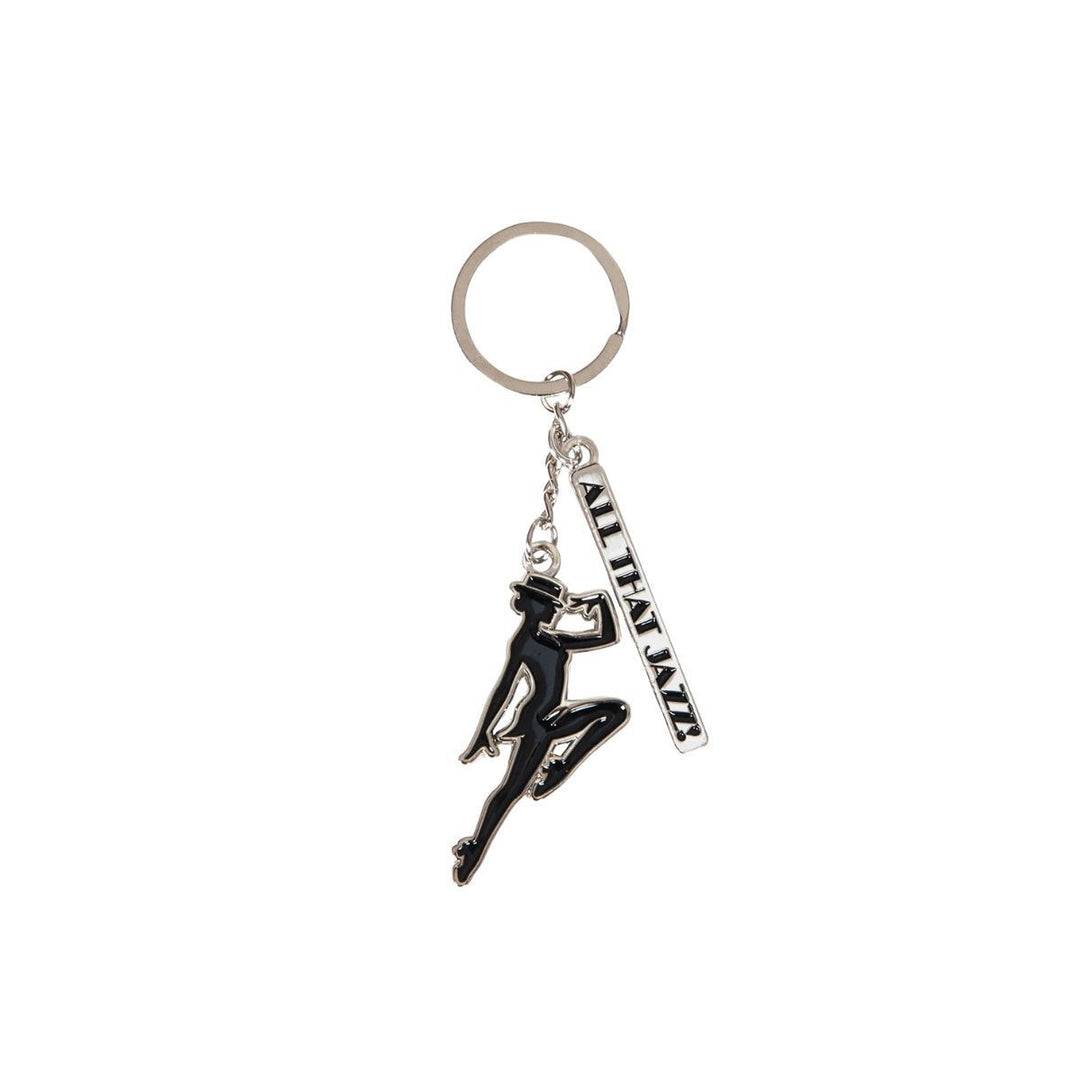Energetiks Black Jazz Dancer Enamel Key Ring Gift Accessory