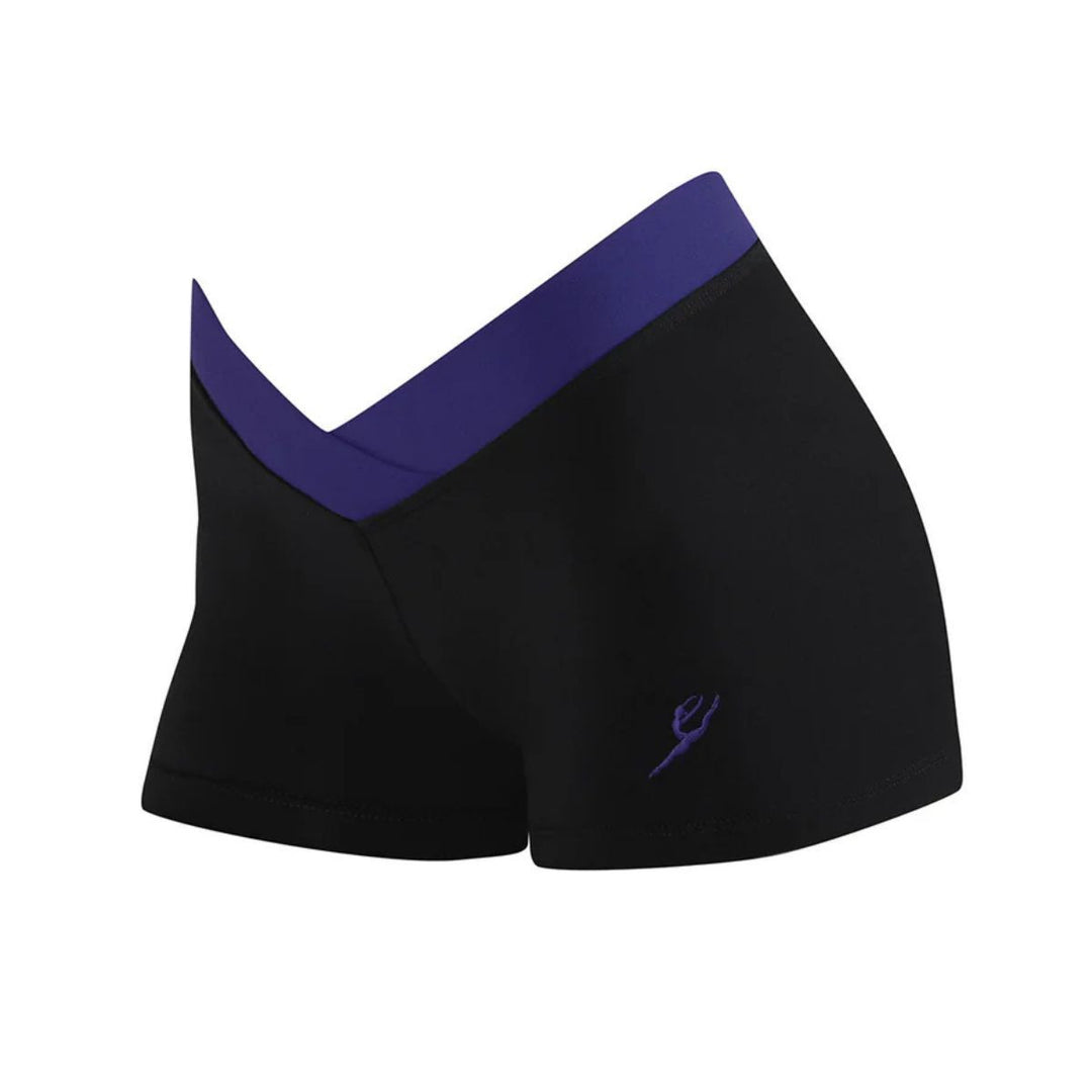 Energetiks Claudia Crossed V Waist Dance Short Children Size