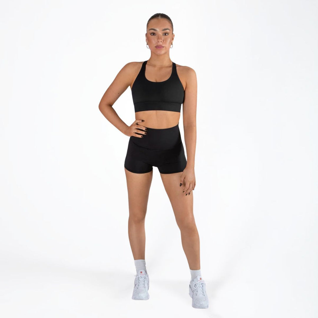 Energetiks Clea Black High Cut Waist Dance Short Adult Sizes