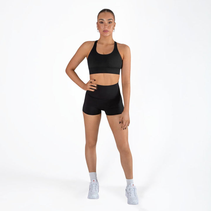 Energetiks Clea Black High Cut Waist Dance Short Adult Sizes