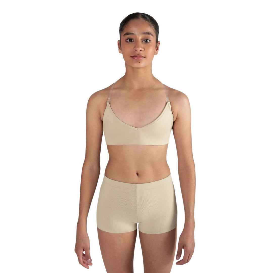 Energetiks Clear Back Bra Dance Undergarment Children Sizes