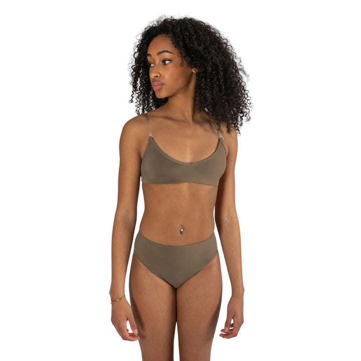 Energetiks Clear Back Bra Dance Undergarment Children Sizes