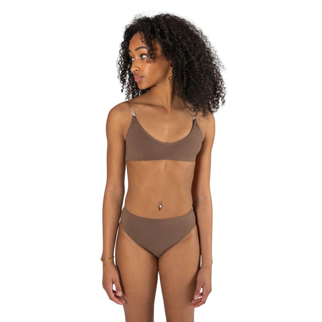 Energetiks Clear Back Bra Dance Undergarment Children Sizes