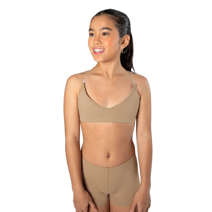 Energetiks Clear Back Bra Dance Undergarment Children Sizes