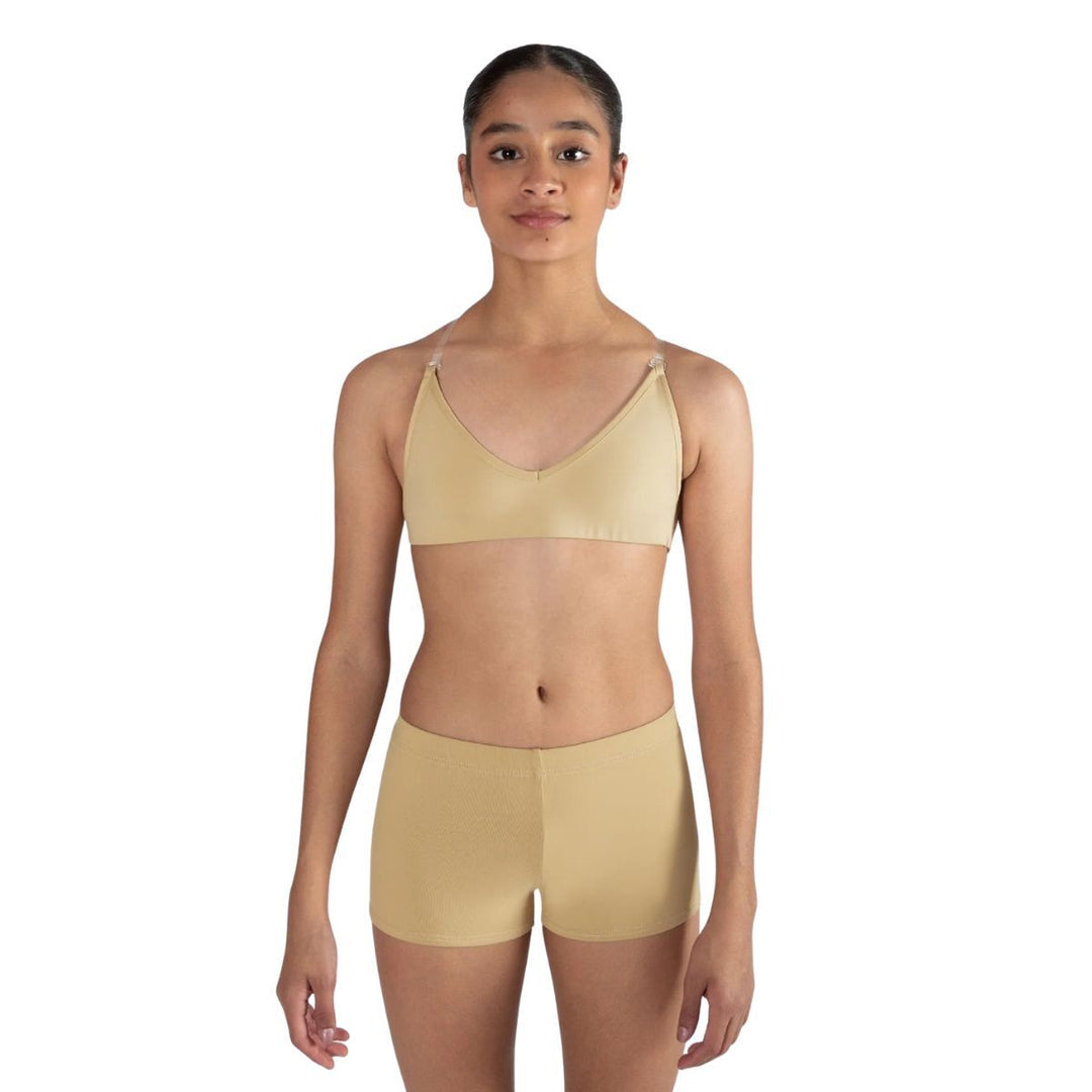 Energetiks Clear Back Bra Dance Undergarment Children Sizes
