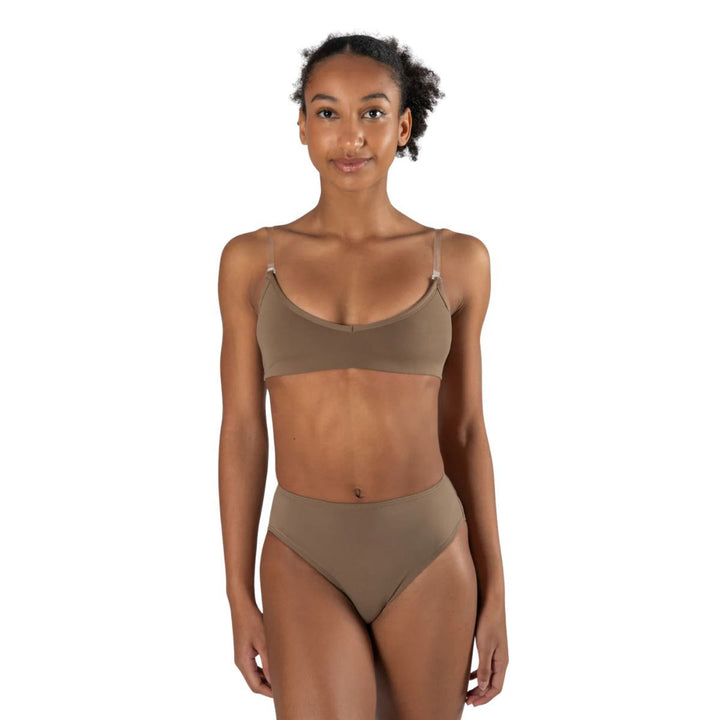 Energetiks Clear Back Bra Dance Underwear Garment Adult Size