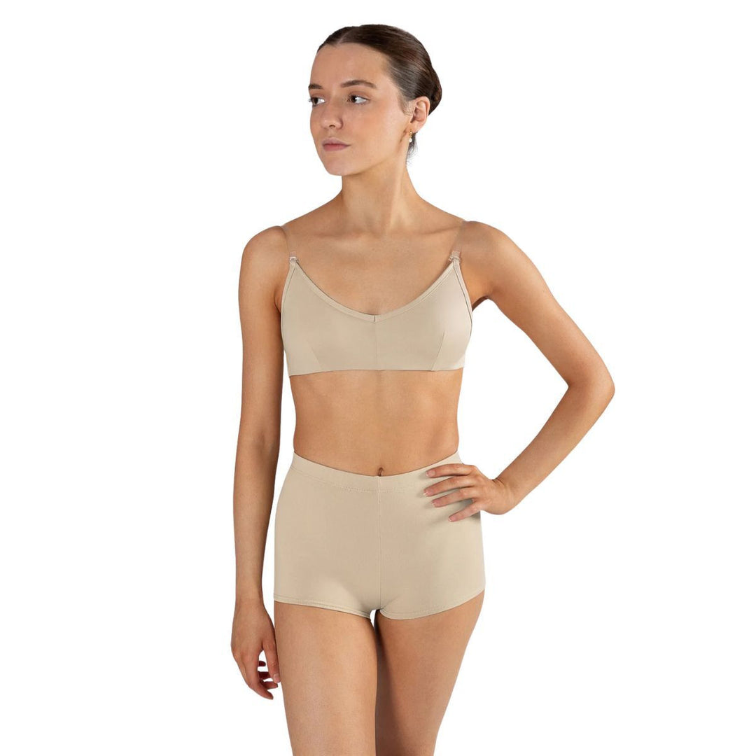 Energetiks Clear Back Bra With Removable Cups Adult Sizes