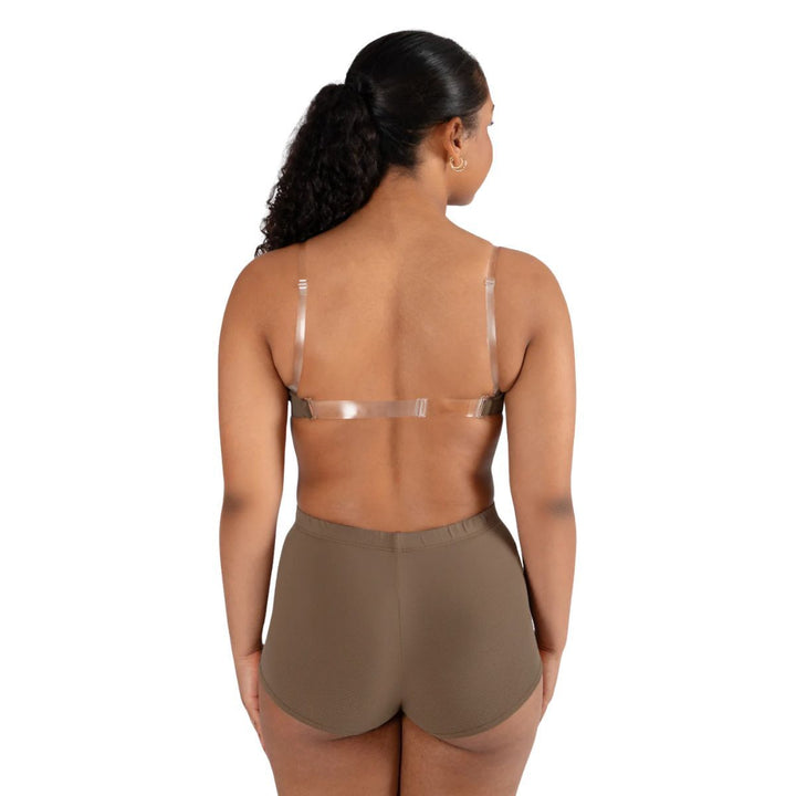 Energetiks Clear Back Bra With Removable Cups Adult Sizes