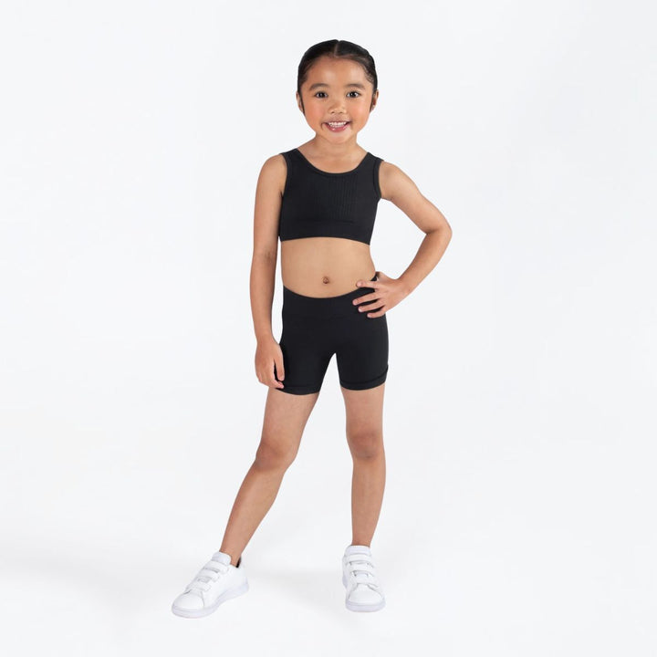 Energetiks Crop Top and Seamless Bike Short Set Girls Sizes