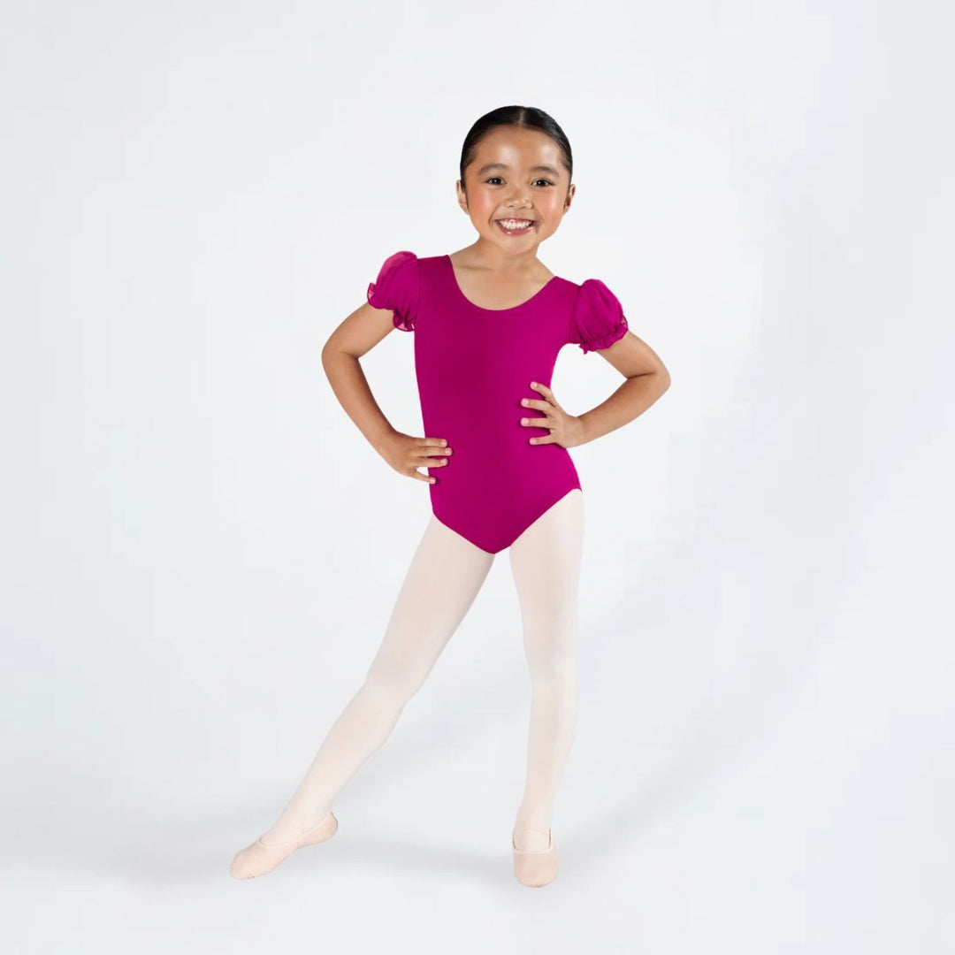 Energetiks Girls Eleanor Puff Sleeve Ballet Leotard