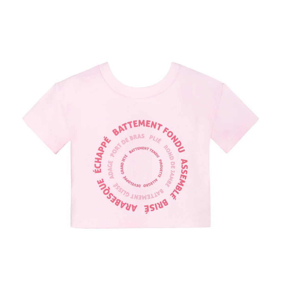 Energetiks Women Graphic Parker Cropped Supportive Dance Tee