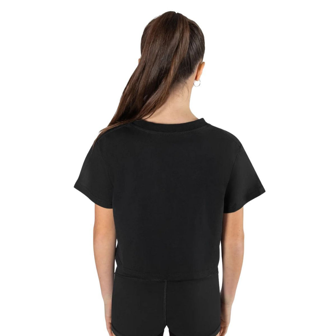 Energetiks Girls Graphic Parker Cropped Supportive Dance Tee