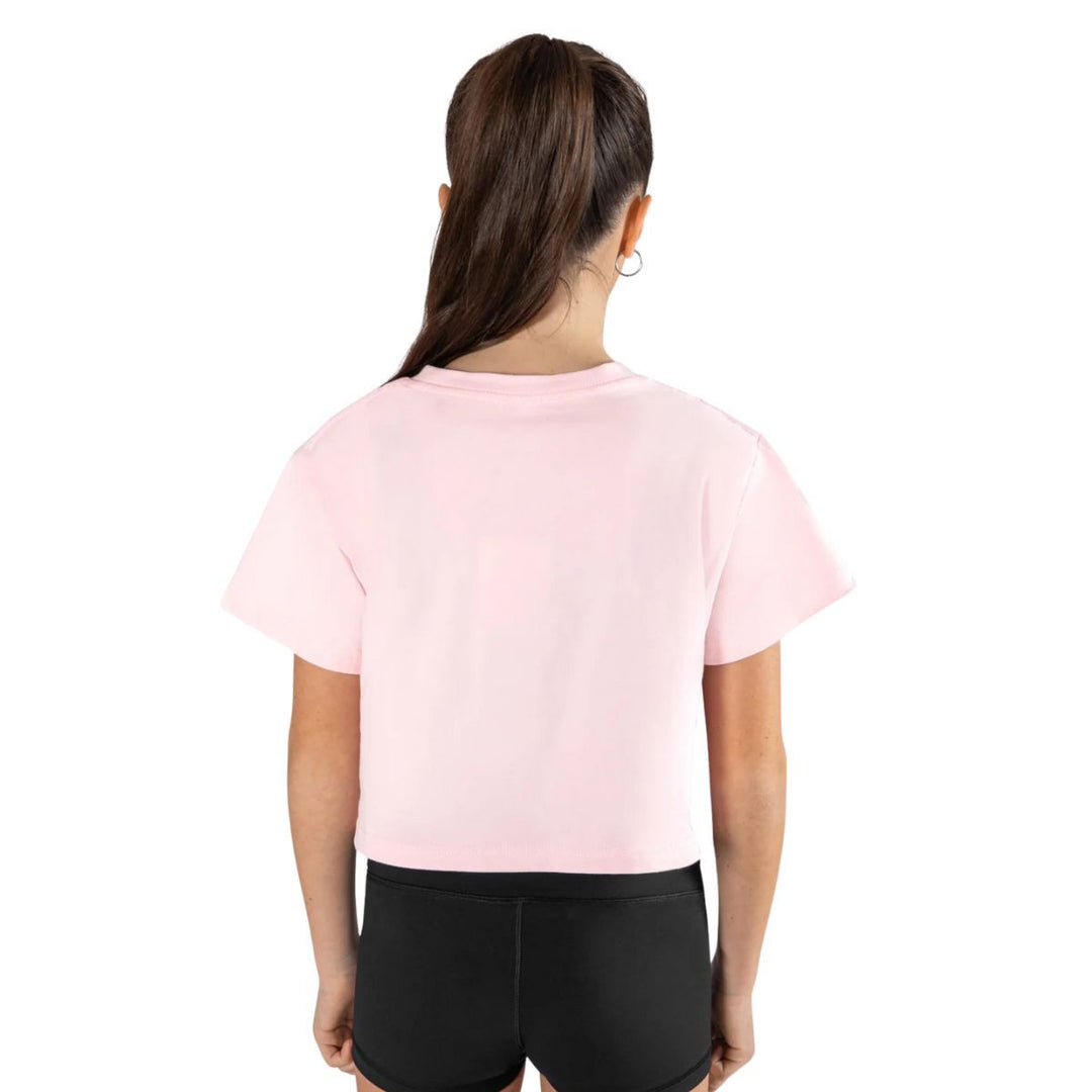 Energetiks Girls Graphic Parker Cropped Supportive Dance Tee