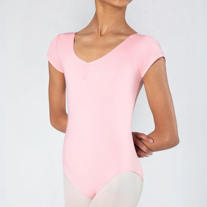 Energetiks Girls Heidi Cap Sleeve Gathered Ballet Leotard