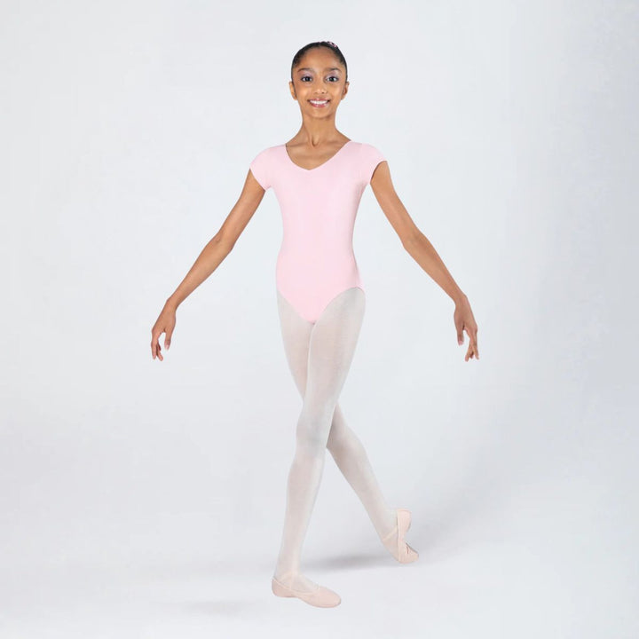 Energetiks Girls Heidi Cap Sleeve Gathered Ballet Leotard