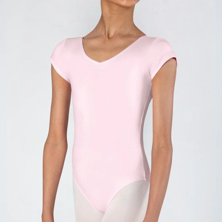 Energetiks Girls Heidi Cap Sleeve Gathered Ballet Leotard