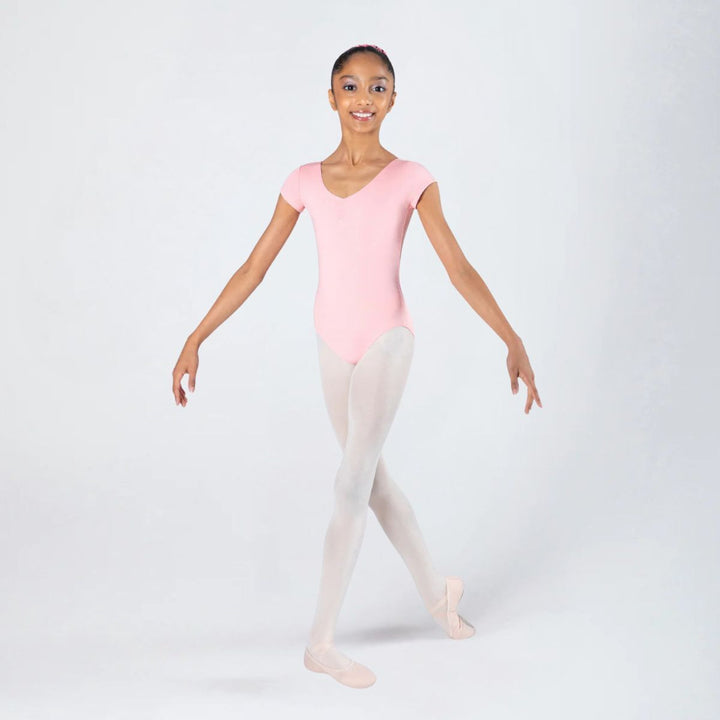 Energetiks Girls Heidi Cap Sleeve Gathered Ballet Leotard