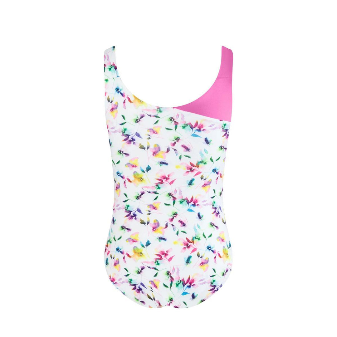 Energetiks Izzy  Two-Tone Cross-Over Bodice Leotard Girls