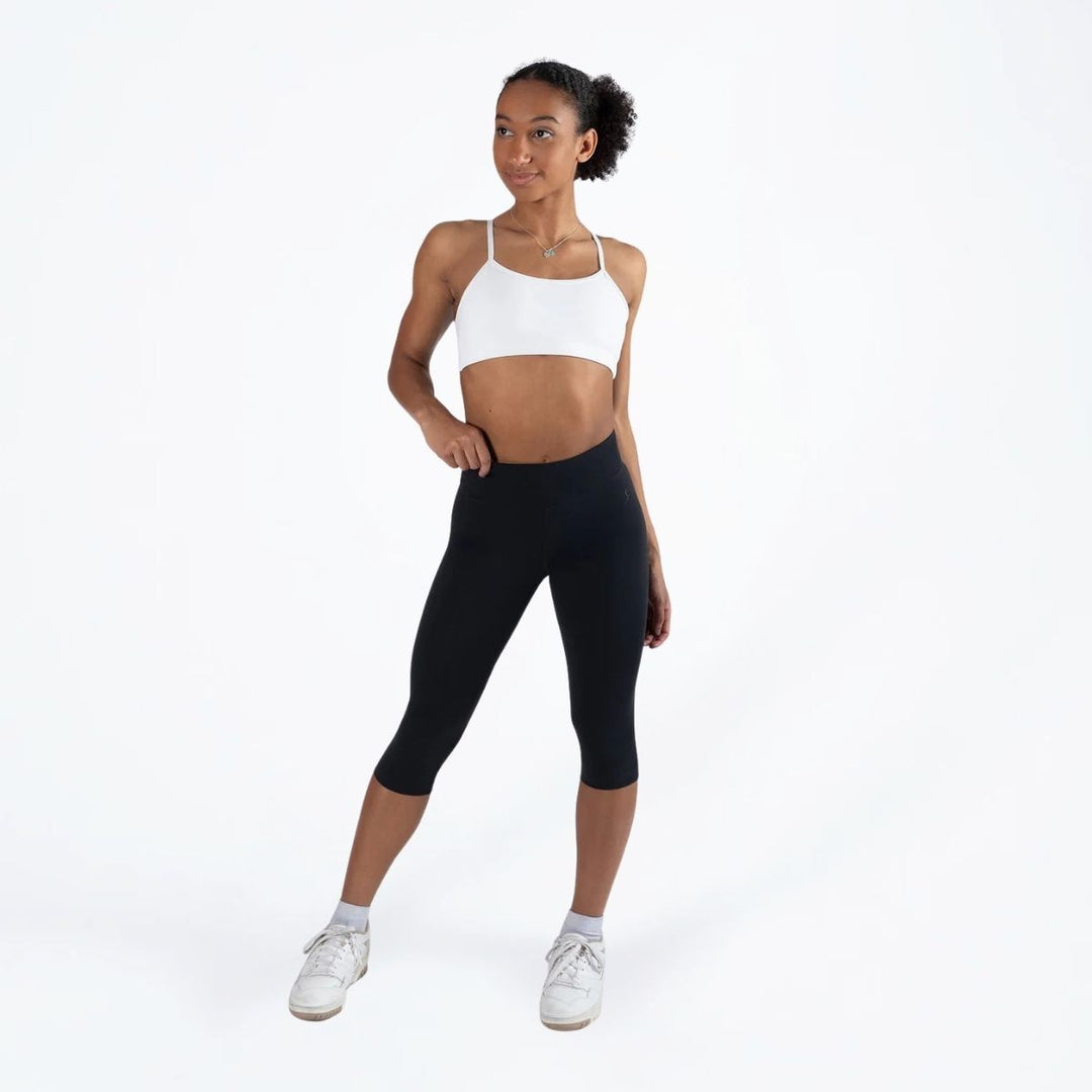 Energetiks Keira High Cut Waist Capri Womens Legging