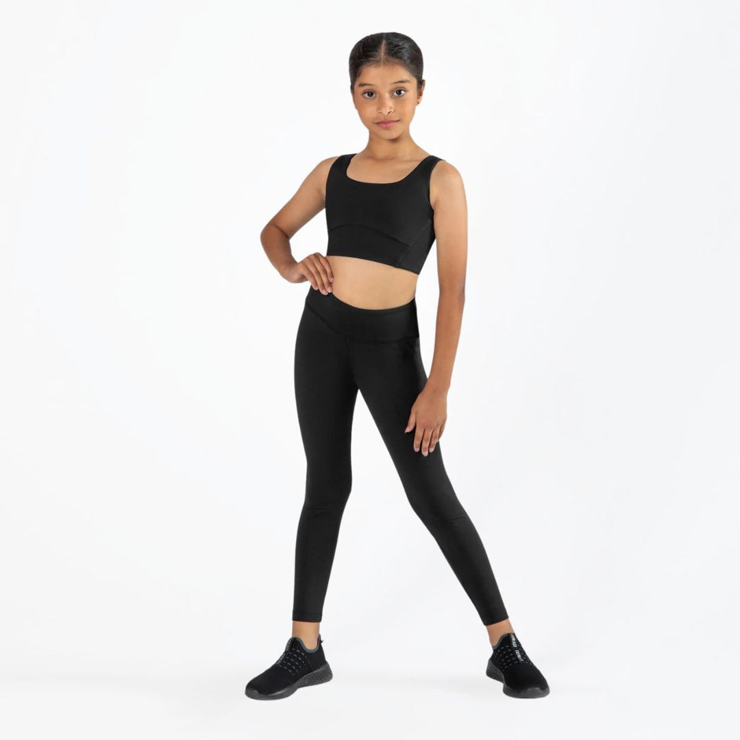 Energetiks Keira High Cut Waist Dance Girls Legging