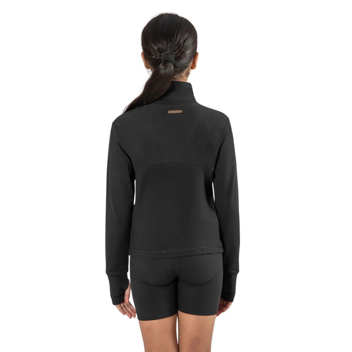 Energetiks Lara Endurance Black Zip Jacket Children Sizes