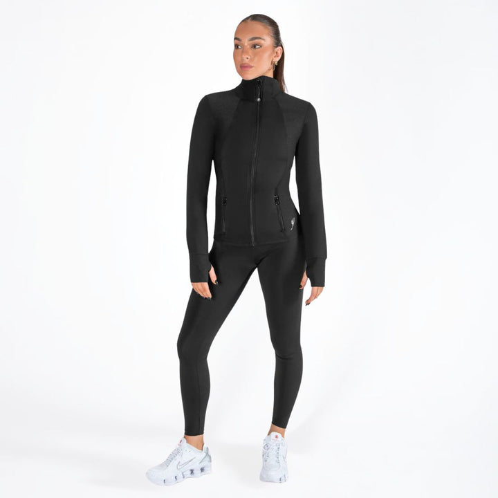Energetiks Lara Endurance Zip Up Black Jacket Adult Sizes