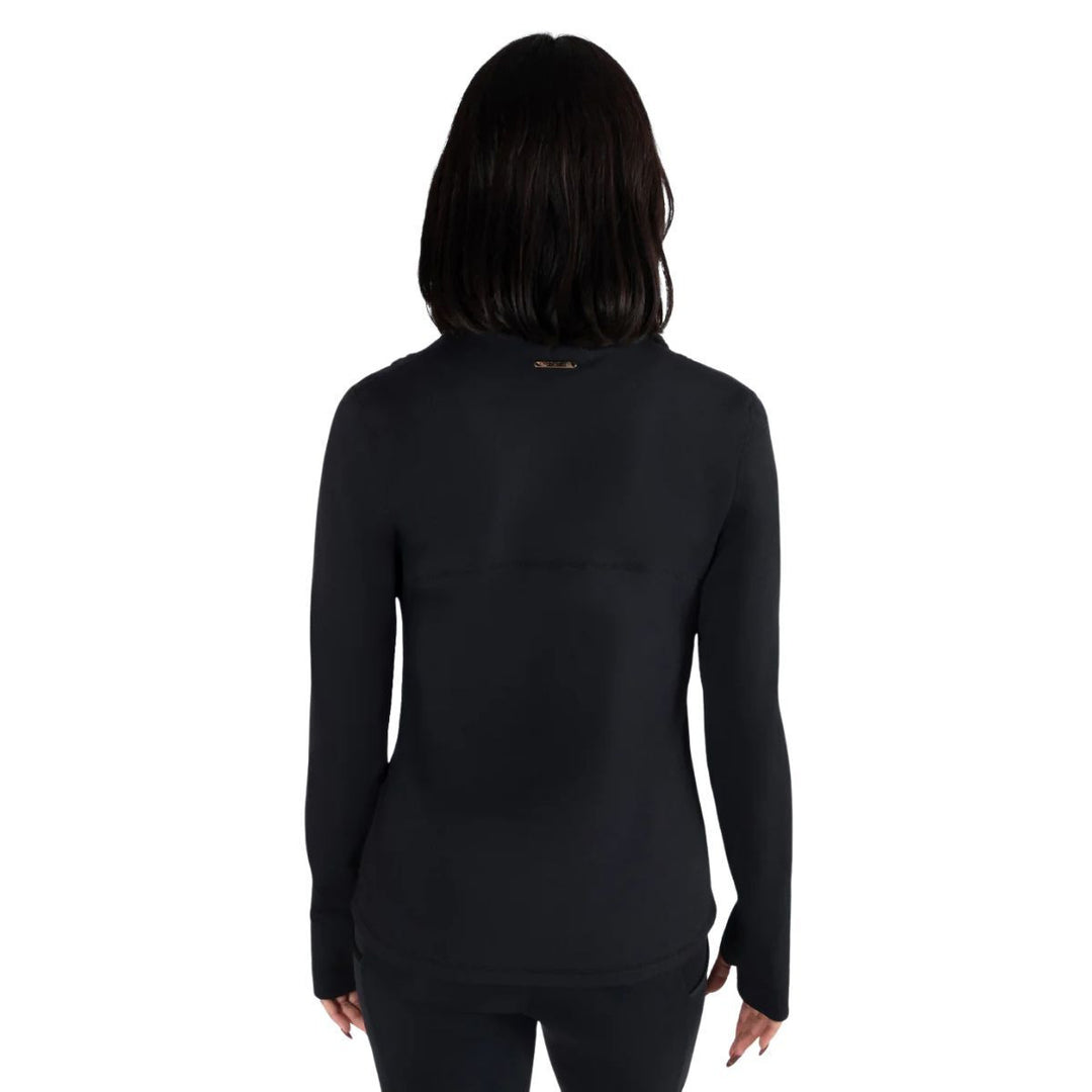 Energetiks Lara Fitted Sleeves Zip Pocket Jacket Womens Size