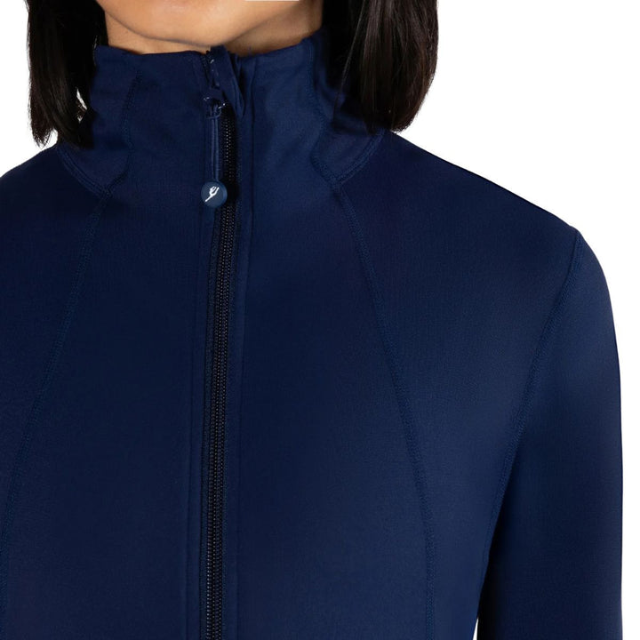 Energetiks Lara Fitted Sleeves Zip Pocket Jacket Womens Size