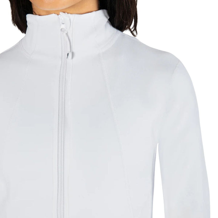 Energetiks Lara Fitted Sleeves Zip Pocket Jacket Womens Size