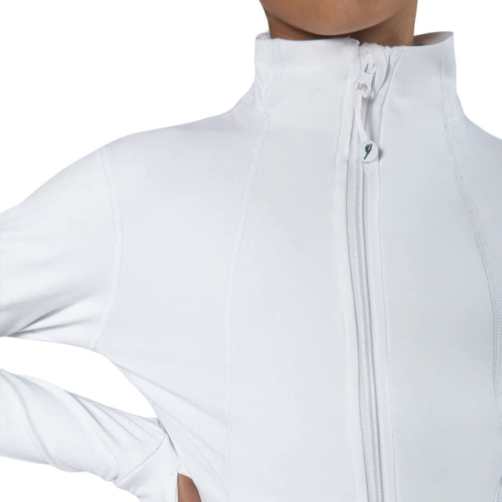 Energetiks Lara Fitted Sleeves Zip Pockets Jacket Girls Size