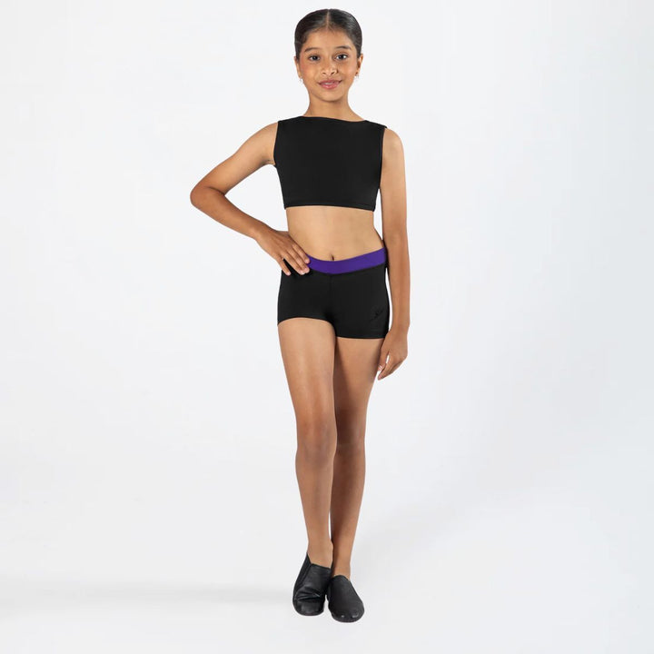 Energetiks Lydia Contrast Band Waist Short Children Sizes